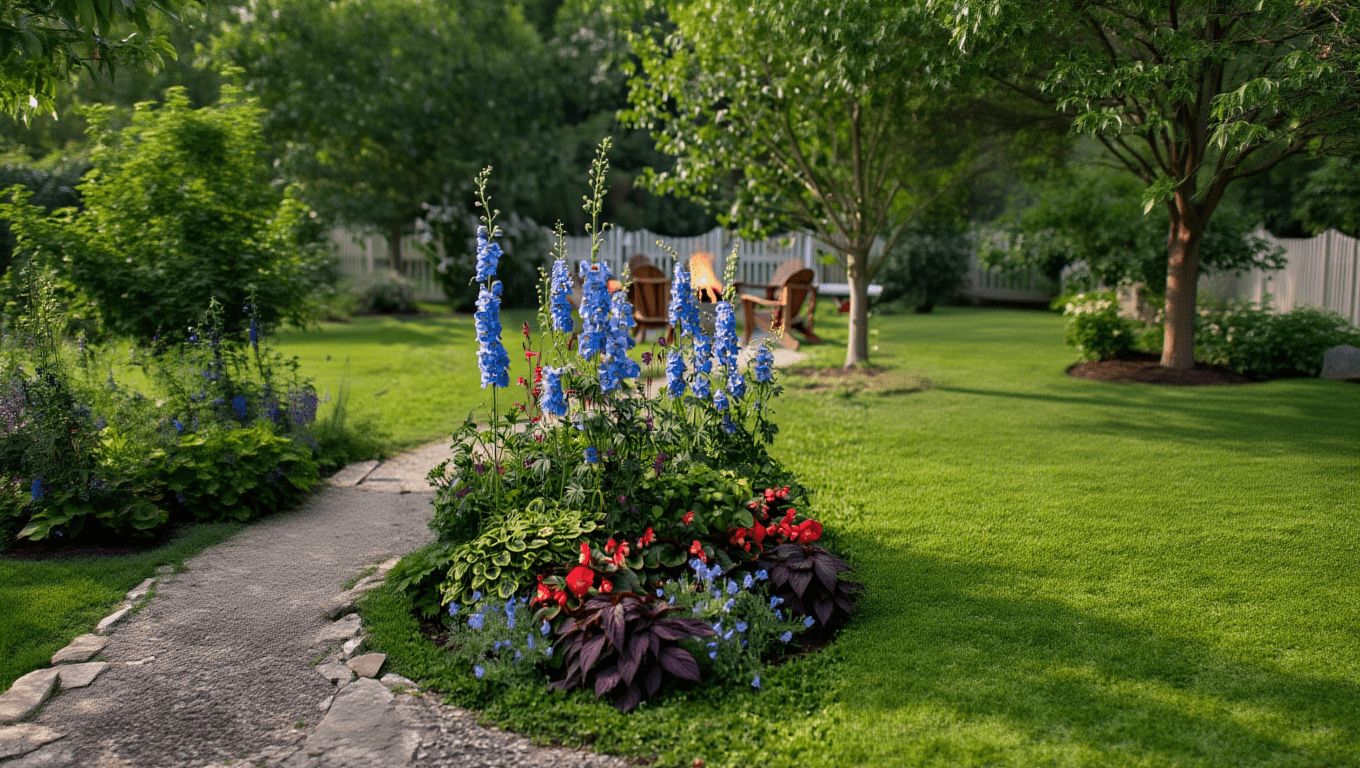 Клумбочка - готові схеми квітників на агроволокні