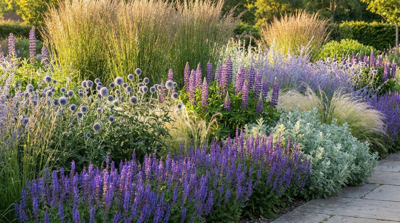 Викройка клумби Валенсія на агроволокні, сонячні місця, легка напівтінь