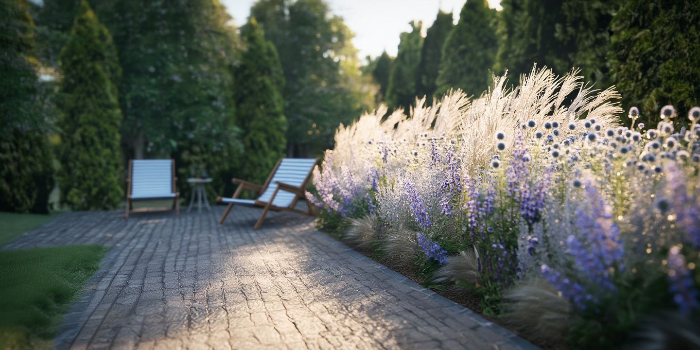Викройка клумби Валенсія на агроволокні, сонячні місця, легка напівтінь