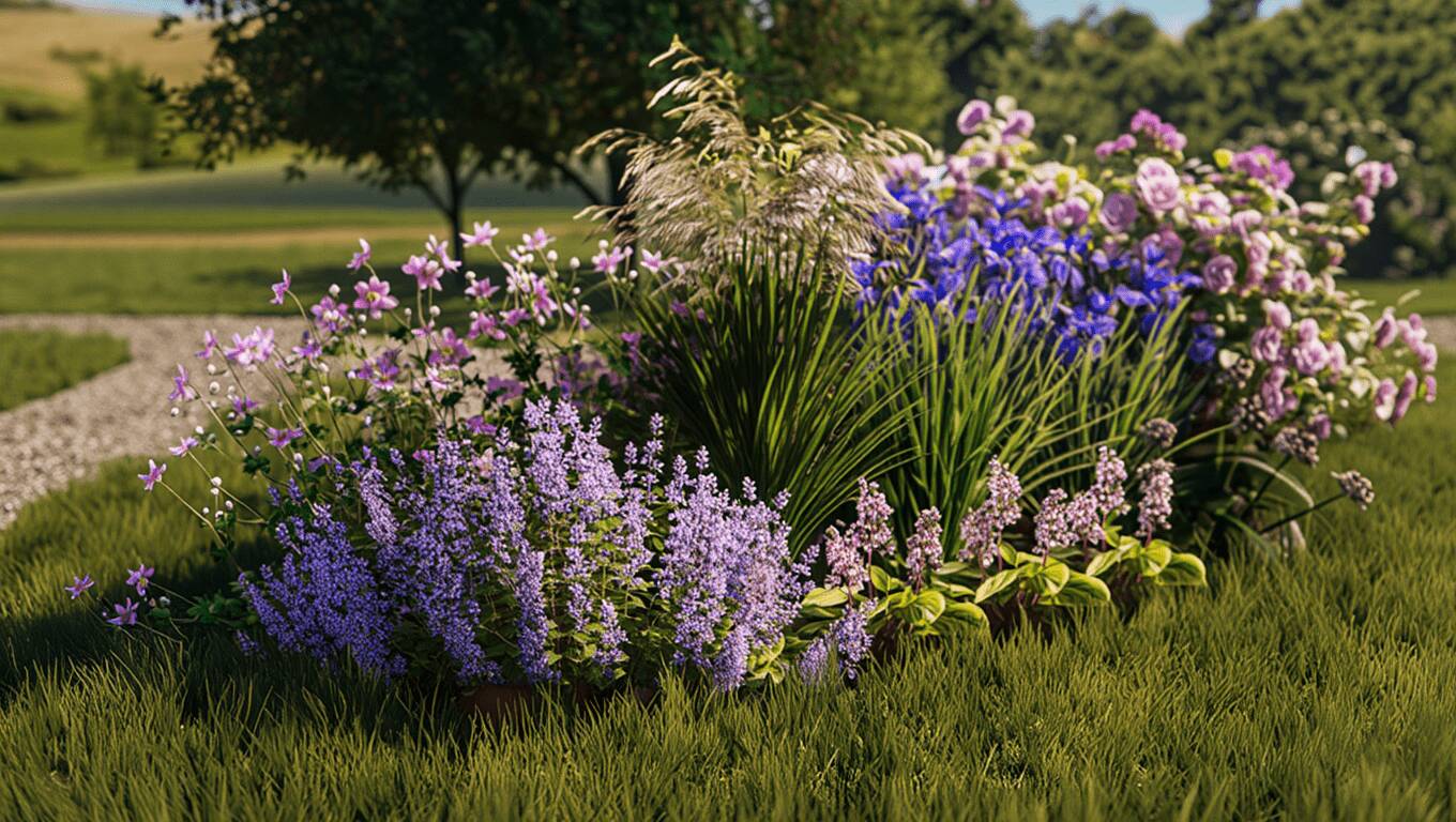 Викройка клумби Provence на агроволокні, напівтінь